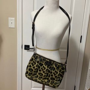 Kate Spade Leopard Patent Crossbody Purse